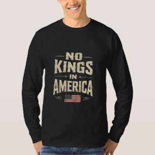 T-shirt Pas de rois en Amérique Trump Humour politique