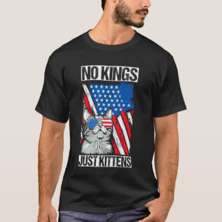 T-shirt PAS de rois JUSTE des chatons Chat de protestation