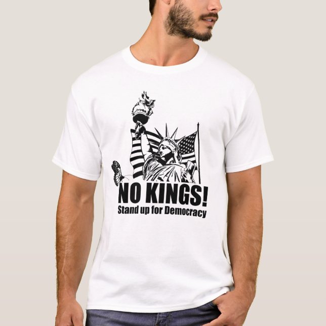 T-shirt Pas de rois Lady Liberty (Devant)