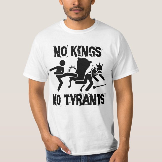 T-shirt Pas de rois ni de tyrans (Devant)