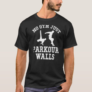 T-shirt Pas De Salle De Sport Juste Parkour Walls Traceur