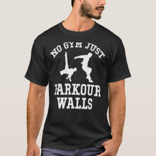 T-shirt Pas De Salle De Sport Juste Parkour Walls Traceur