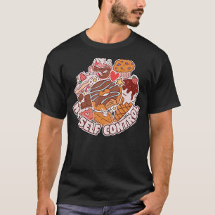 T-shirt Pas de self-control dessert drôle pâtisserie chef