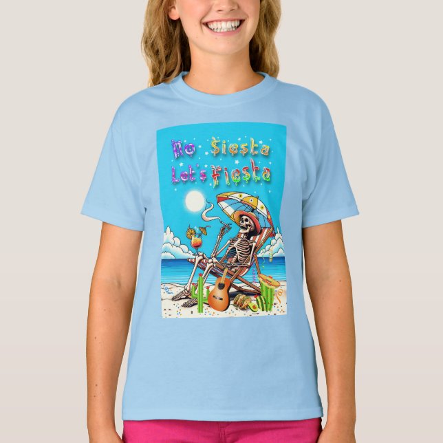 T-shirt Pas de sieste Fiesta (Devant)