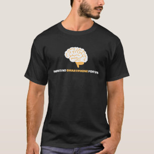 T-shirt Pas de smartphone pour ce yoga cérébral attentif