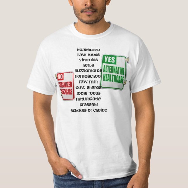 T-shirt Pas de soins de santé socialisés - (Devant)