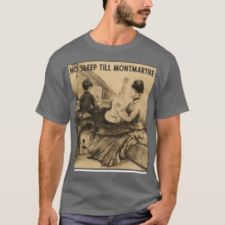 T-shirt Pas de sommeil avant Montmartre