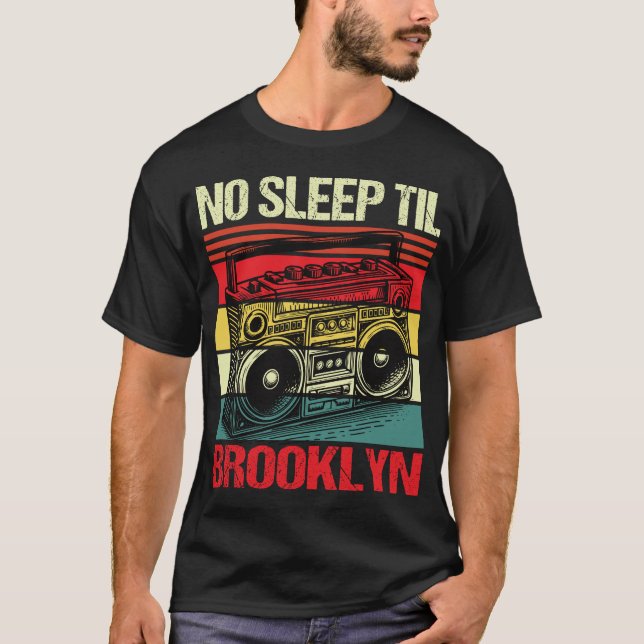 T-shirt pas de sommeil jusqu'à brooklyn (Devant)