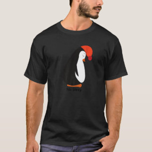 T-shirt Pas de sommeil mignon pingouin de Noël