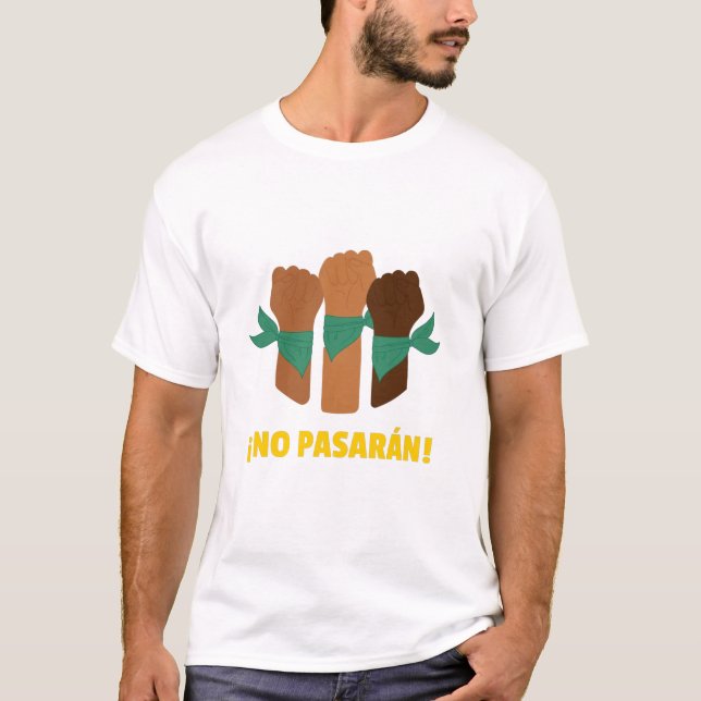 T-shirt pas de support pasaran (Devant)