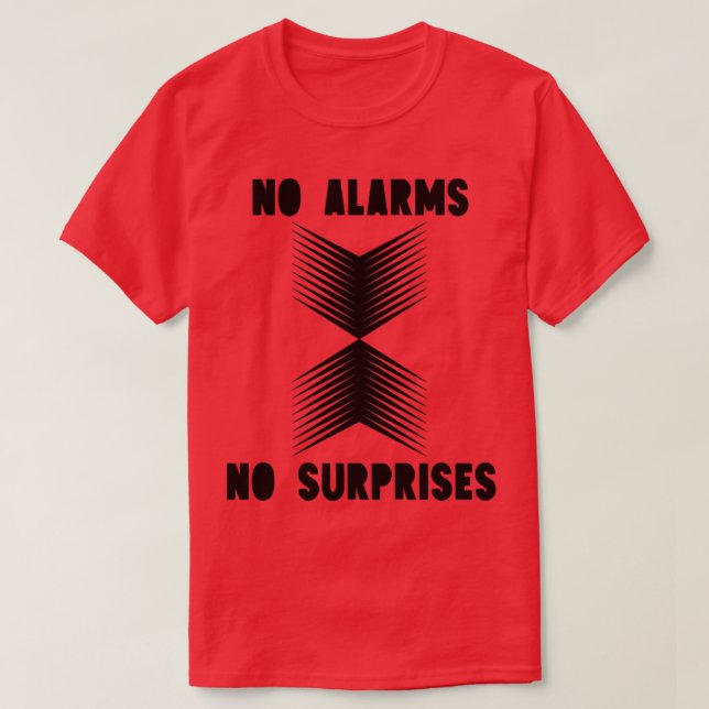 T-shirt Pas de surprise noir (Design devant)