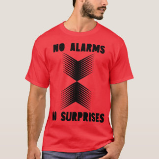 T-shirt Pas de surprise noir