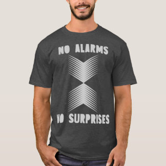 T-shirt Pas de surprises argent