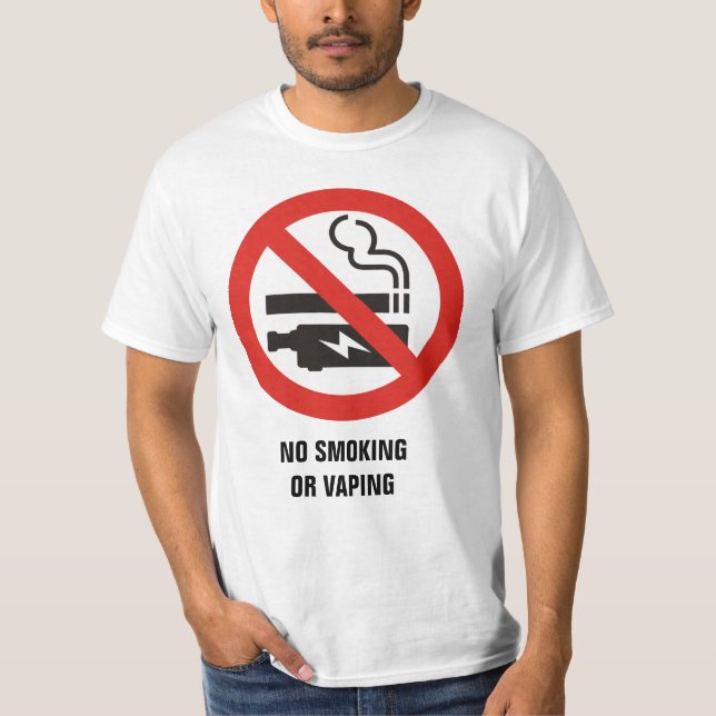 T-shirt Pas de tabac ou de clapet (Devant)