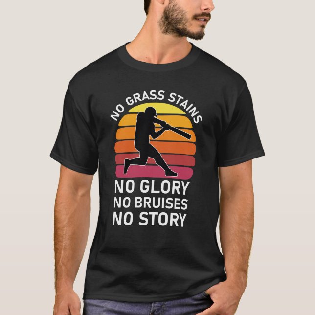 T-shirt pas de taches d'herbe pas de gloire pas de bleus p (Devant)