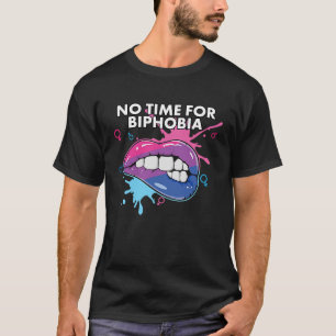 T-shirt Pas de temps pour Biphobia Bisexual Pride Bisexual
