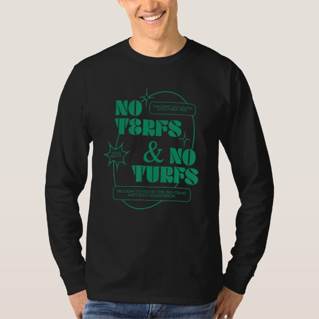 T-shirt Pas De Terfs Et Pas De Turfs (Devant)