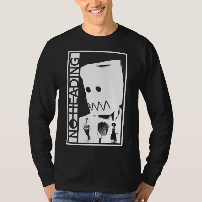 T-shirt Pas de titre monochrome, manche longue (Devant)