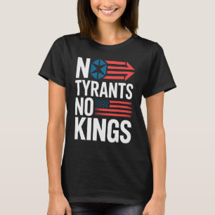 T-shirt Pas de tyrans, pas de rois / Laissez les protester