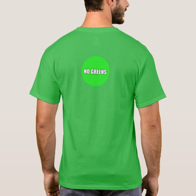 T-SHIRT PAS DE VERTS (Dos)