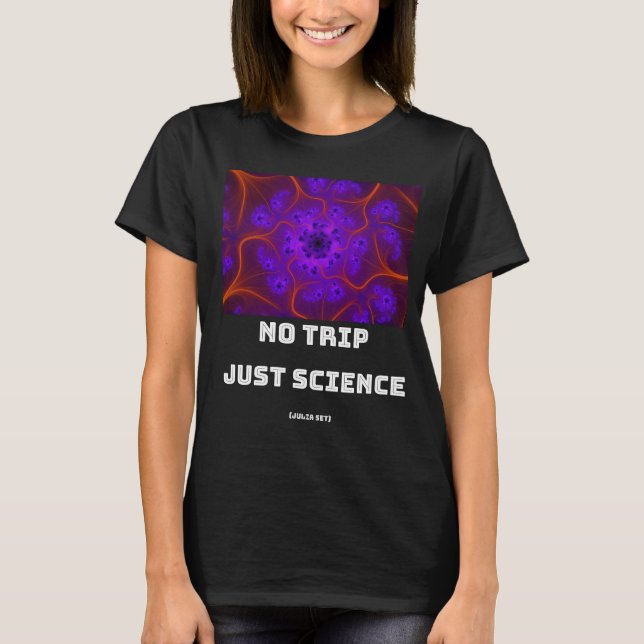 T-shirt Pas De Voyage Science Mandelbrot Julia Set Fractal (Devant)