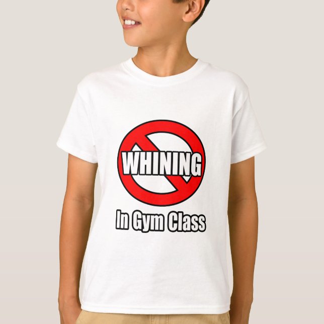 T-shirt Pas De Whins En Classe De Salle De Sport (Devant)