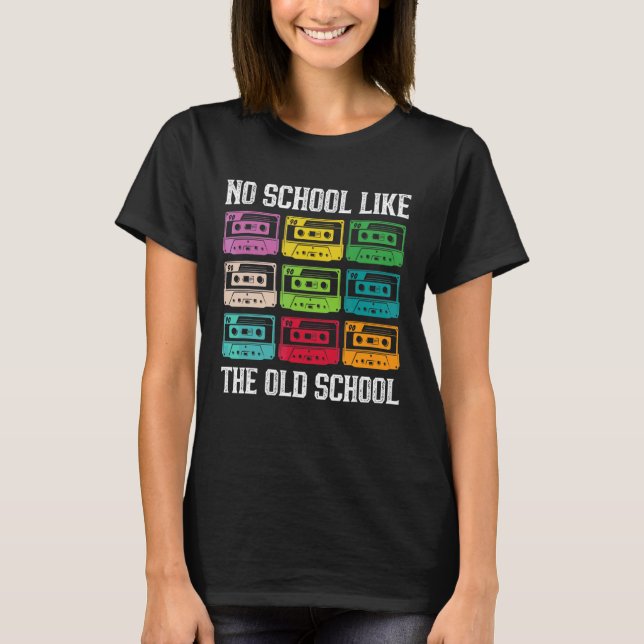 T-shirt Pas D'École Comme La Vieille École Cassette Mixtap (Devant)
