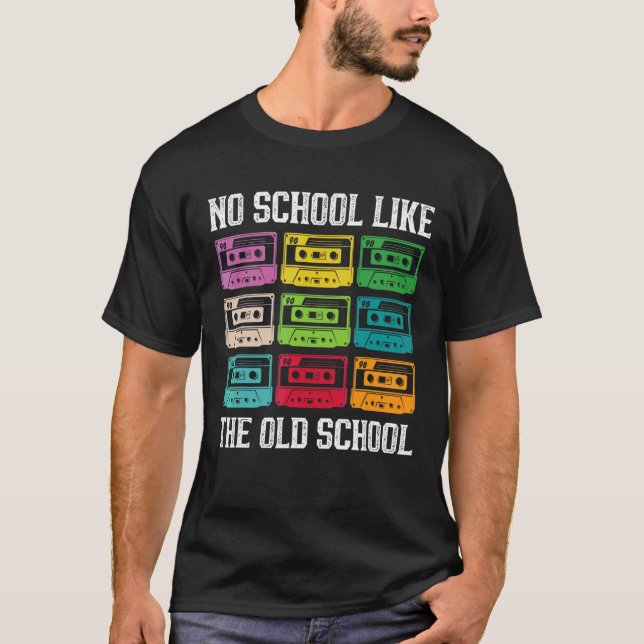 T-shirt Pas D'École Comme La Vieille École Cassette Mixtap (Devant)