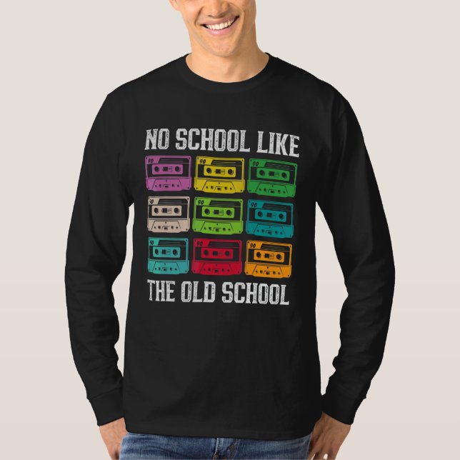 T-shirt Pas D'École Comme La Vieille École Cassette Mixtap (Devant)