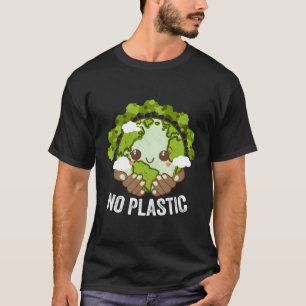 T-shirt Pas d'écologie plastique Arbres Écosystème Woods N
