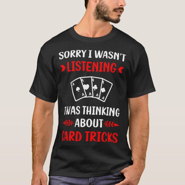 T-shirt Pas d'écoute Trick Trick de la manipulation des ca (Devant)