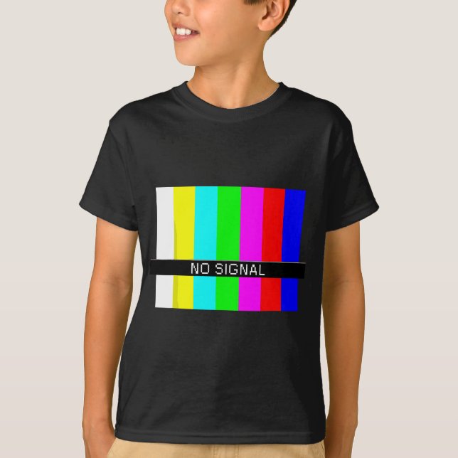 T-shirt Pas d'écran TV Signal (Devant)