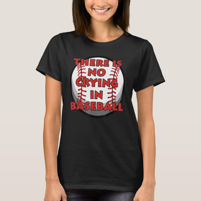 T-shirt Pas D'Entraîneurs De Baseball En Pleure Players De (Devant)