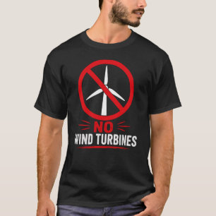 T-shirt Pas d'éoliennes protestation rurale