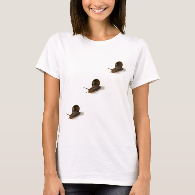 T-shirt pas d'escargots (Devant)