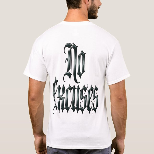 T-shirt Pas d'Excuses (Dos)