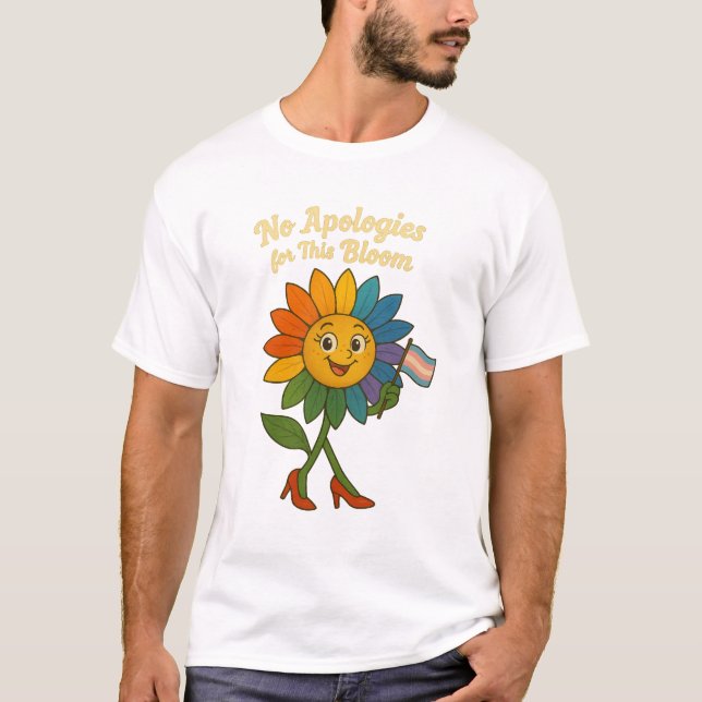 T-shirt Pas d'excuses pour cette floraison (Devant)