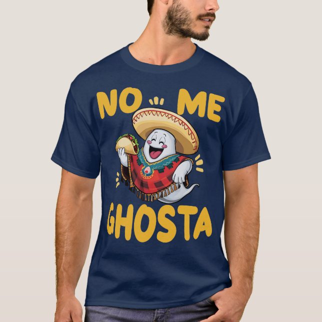 T-shirt pas d'Halloween fantôme (Devant)
