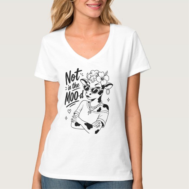 T-shirt Pas d'humeur  (Devant)