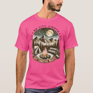 T-shirt Pas d'illuminations de la ville Juste des nuits de