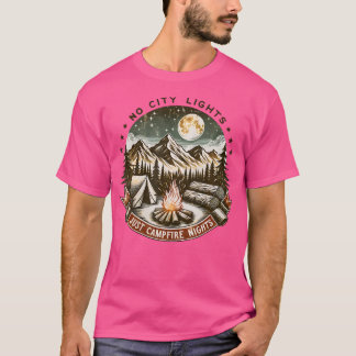 T-shirt Pas d'illuminations de la ville Juste des nuits de