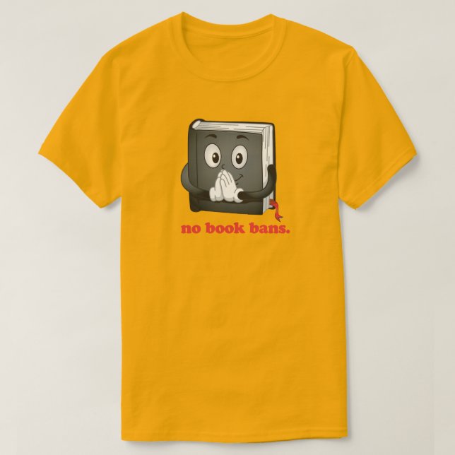 T-shirt Pas d'interdictions de livres S'il vous plaît (Design devant)