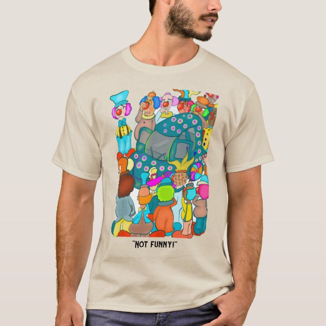 T-shirt Pas drôle (Devant)