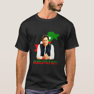 T-shirt Pas du tout le Pakistan Carte Drapeau Imran Khan P