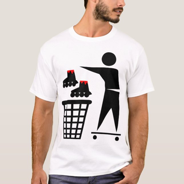 T-shirt Pas en ligne (Devant)
