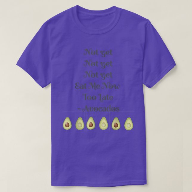 T-shirt Pas Encore L'Avocado (Design devant)