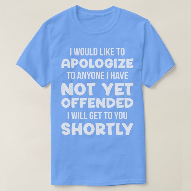 T-shirt Pas encore offensé (Design devant)