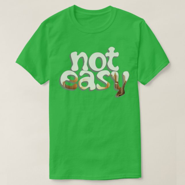 T-shirt pas facile (Design devant)