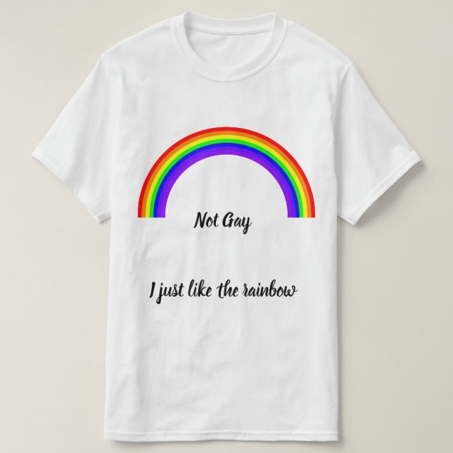 T-shirt Pas gay (Design devant)