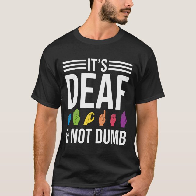 T-shirt Pas idiot (Devant)
